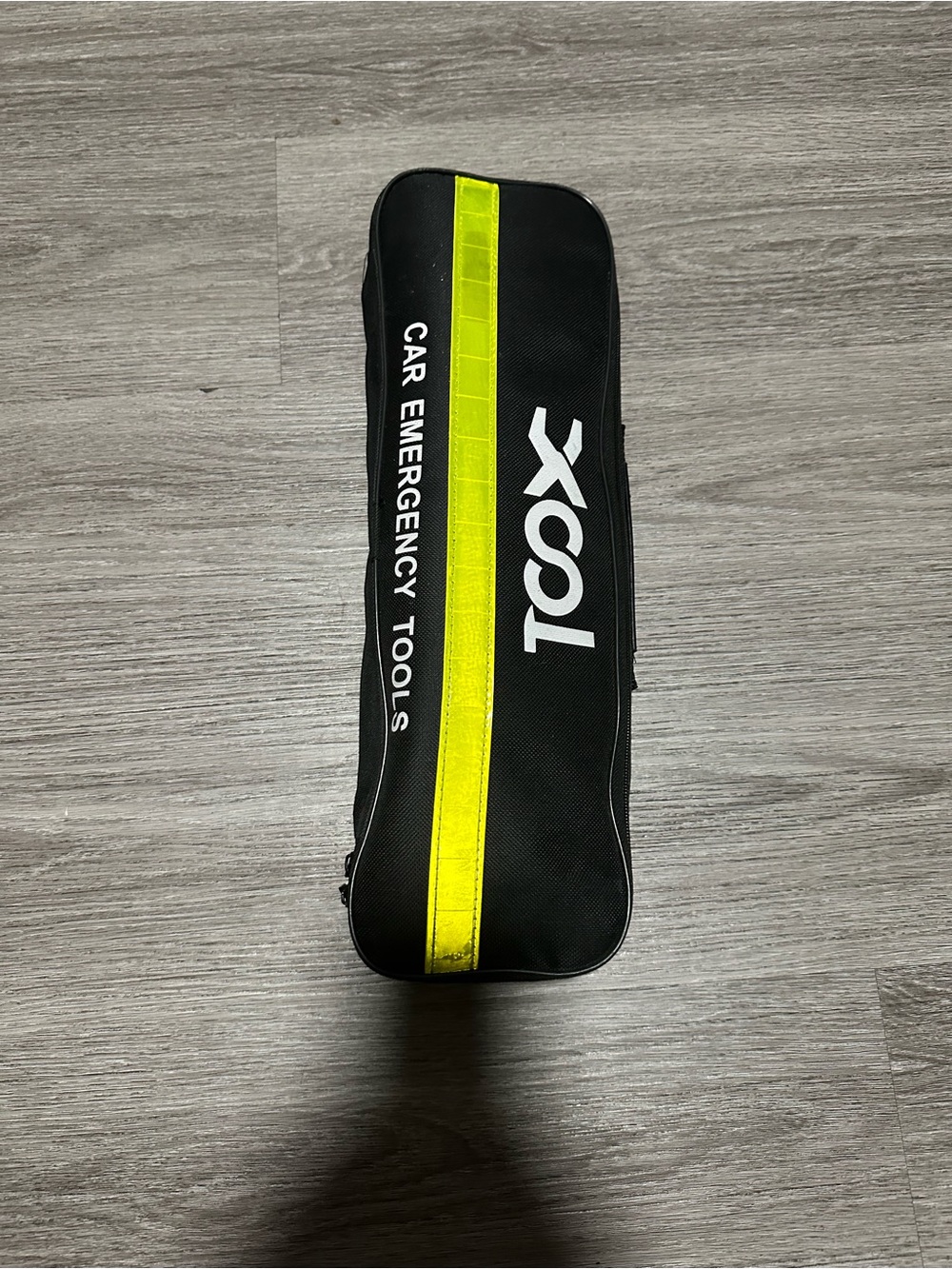 XTOOL Car Emergency Tools Bag - Black with Neon Yellow Stripe